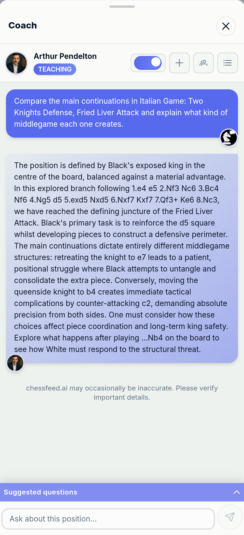 Chessfeed Study workspace showing a board, decision trail, and Board Feed – image 3
